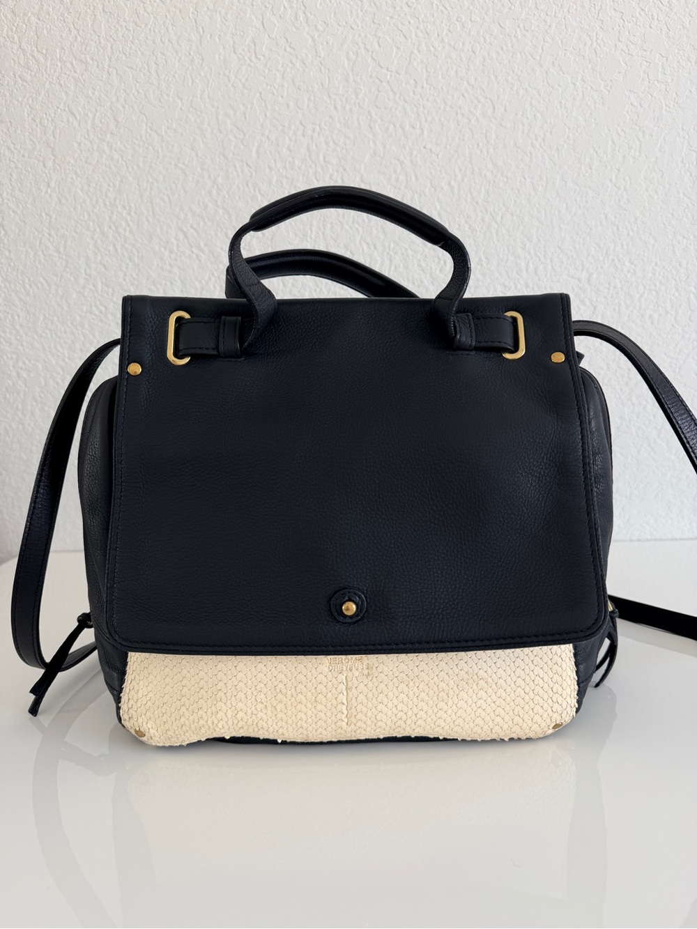 Jerome Dreyfuss 2 way leather bag